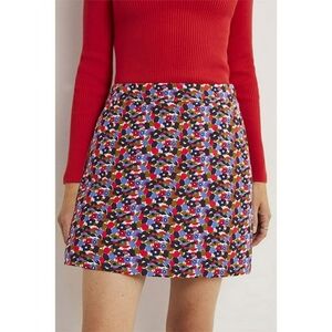 Boden Jersey A-Line Mini Skirt
